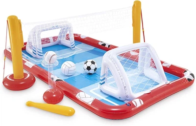 Детский надувной игровой центр-бассейн "Action Sports" Intex 325х267х112см (57147)