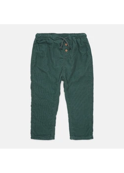 Брюки-вельветовые H&M 74 Зеленый 0746260_02