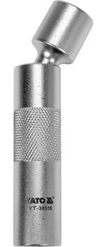 Nasadka cienkościenna do świec YATO 14 mm z przegubem 3/8" (YT-38516)
