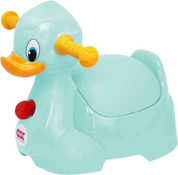 Дитячий горщик OK Baby Quack у формі качки м'ятний (8008577157075)