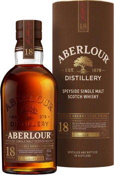 Віскі односолодове Aberlour Sherry Cask 18 років витримки 0.7 л 43% в тубусі (5000299632765)