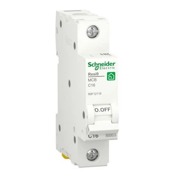 Автоматический выключатель Schneider 6кА C 1p 16А Resi9 ( R9F12116 )