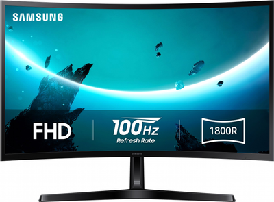 Монітор 27" Samsung Essential S3 (LS27D366GAIXCI) -- VA 1800R FullHD / 100Hz / 4 мс (GTG) / sRGB 95 % / Eye Saver Mode