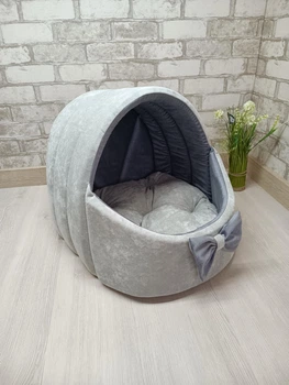 Будинок лежанка для котів та собак Animals_joy Кошик S 34*34 см (141)