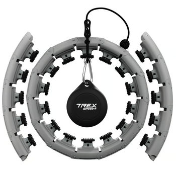 Хулахуп Trex Sport TX-010CHH масажний з обважнювачем сірий