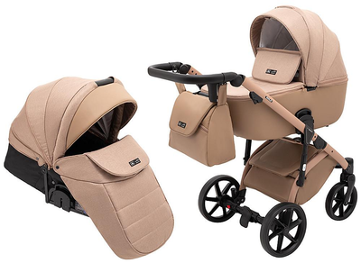 Детская универсальная коляска 2 в 1 Adamex Nola Natura 5 camel