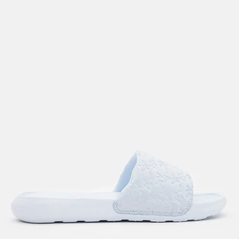 Жіночі шльопанці для пляжу Nike Victori One Slide Print HQ7022-400 40.5 (9US) 26 см Світло-блакитні (197862985177)