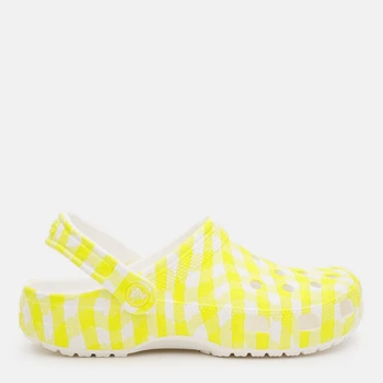 Жіночі крокси Crocs Classic Gingham Clog Dyl 211006-78R 36-37 (M4/W6) 22 см Daylily (198445124136)