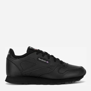 Дитячі шкіряні кросівки для хлопчика Reebok Classic Leather 100000116 5905588704270 31 Чорні (5905588704331)