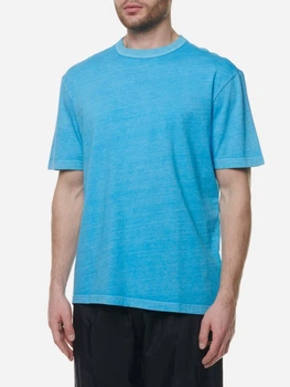 Футболка хлопковая спортивная длинная мужская Reebok 2M CL Q1 TOP H54435 M Голубая (4065418775175)