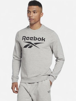 Свитшот мужской Reebok 2M Lux Oversized H54480 XL Серый (4065423462145)