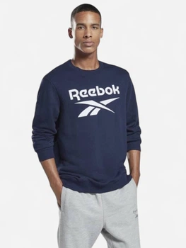 Свитшот мужской Reebok 3P TS Dreamblend CO MI GQ3539 M Темно-синий (4064047945492)