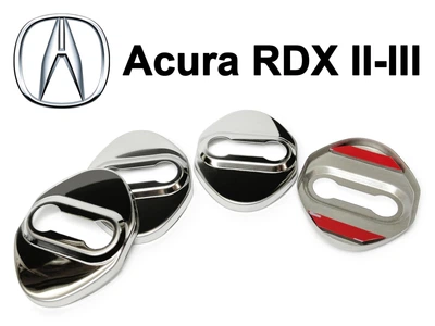 Накладка (заглушка) замка дверей Acura RDX (II-III) (4 двери) Хром