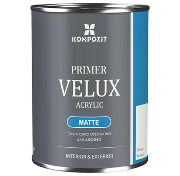 Грунтовка для дерева акрилова біла VELUX 0,75л
