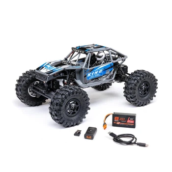 Машинка на радіокеруванні Axial UTB18 Capra 4WS 4X4 RTR Brushed 1/18 Rock Crawler Battery & Charger (Blue)
