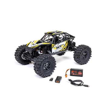 Машинка на радіокеруванні Axial UTB18 Capra 4WS 4X4 RTR Brushed 1/18 Rock Crawler Battery & Charger (Yellow)