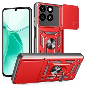 Чохол Camshield з кільцем-підставкою на ZTE Nubia V70 / red