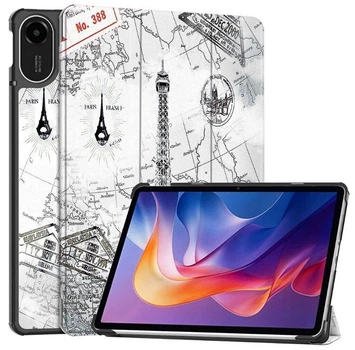 Чехол Crazy Horse на Xiaomi Redmi Pad 2 (11") / чехол для планшета с функцией подставки / Paris