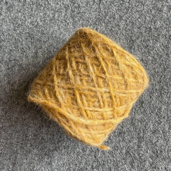 Пряжа шнурок с альпакой Barranca Filitaly lab горчица, 100 грамм