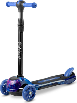 Самокат дитячий триколісний Ricokids Piko Чорно-синій (5903890610166)
