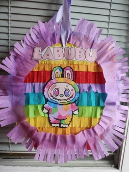 Пиньята PandClub Labubu яркая 28,5 см