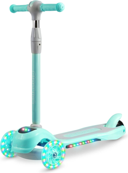 Самокат дитячий триколісний Ricokids Piko М'ятний (5908220477808)