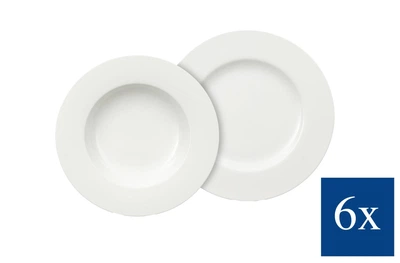 Набор тарелок Villeroy & Boch Noblesse 12 предметов премиальный костяной фарфор 1044127609