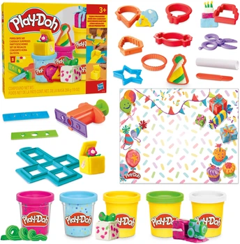 Набір для творчості з масою для ліплення Hasbro Play-Doh Набір подарунків для вечірки G0525 (5010996281869)