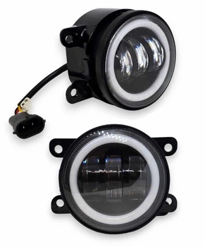 Світлодіодні протитуманні фари Led 3 лінзи 90мм 3,5" 70W OPEL, PEUGEOT, RENAULT, FORD Габарит МЕТАЛ (05354)
