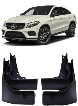 Брызговики полный комплект Mercedes-Benz GLE Coupe (без порогов) 2015-,кт 4шт MF.MRDGLCP2015B AVTM