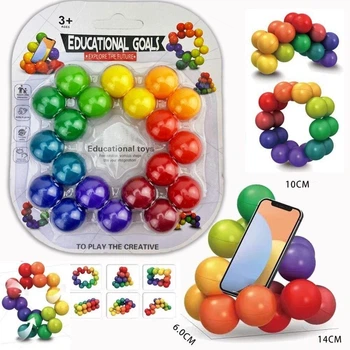Головоломка антистрес Puzzle Balls іграшка молекула кульки вільного обертання