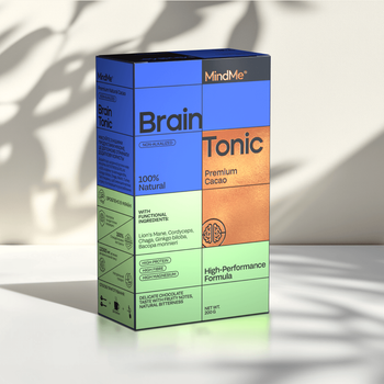 Какао натуральне неалкалізоване Brain Tonic MindMe з функціональними інгредієнтами 200 г (MMCA88)