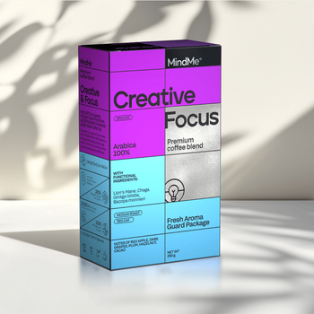 Кава мелена Creative & Focus MindMe з функціональними інгредієнтами 250 г (MMCF18)