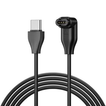Кабель Type-C Elbow 90° SK для Garmin (Quatix 8) (Venu X1/3/3S) (Vívoactive 6) Black (1005008835909099Q)