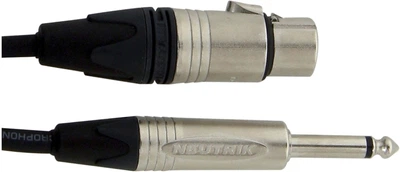 Микрофонный кабель GEWA Peak Line XLR(f)/Mono Jack 6.3 мм 6 м (G-190885)