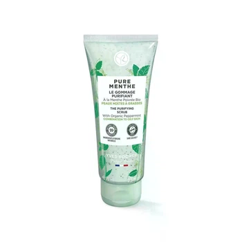 Очищающий Скраб для Лица с Мятой для Матовости Ив Роше Yves Rocher 75 мл