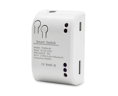 Вимикач розумний накладний Tuya WiFi, 10A, AC 85-250V, реле для світла, автоматизації, Smart Life