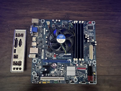 Игровой комплект Материнская плата H55 + Intel Xeon x3440 аналог i7-860 + 8Gb DDR3 Б/У