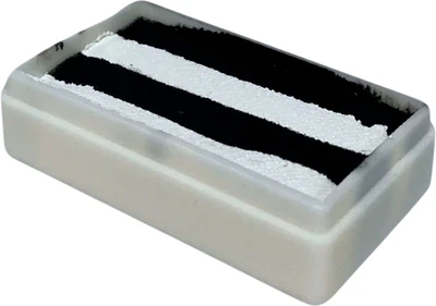 Аквагрим для рисования на лице и теле Diamond FX Splitcake Сплит Кейк Black-out 14 г (RS3037)