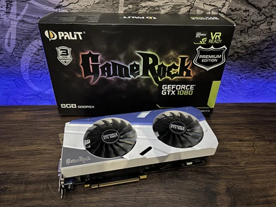 Видеокарта GTX 1080 8GB PALIT GameRock GDDR5X (NEB1080H15P2-1040G) Б/У