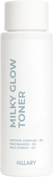 Тонер-молочко Hillary Milky Glow Toner для увлажнения и осветления кожи 100 мл (4823116602571)