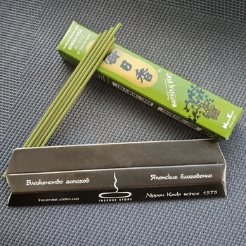 Японские Благовония Nippon Kodo Green tea - Зеленый чай. R10117
