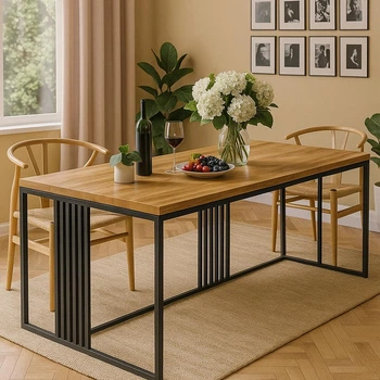Обеденный стол в стиле лофт EcoLoft IN-2742