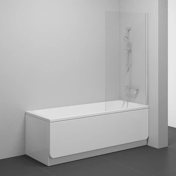 Шторка для ванні нерухома одноелементна NVS1-80 Transparent Chrome RAVAK 27926