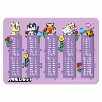 Підкладка настільна таблиця множення Yes Minecraft.Spring (492322)