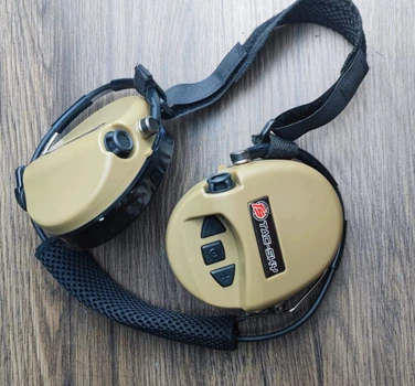 Навушники активні із заднім оголов'ям під шолом Tac-Sky Liberator II Neckband Койот (15207c)