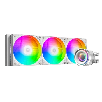 Система водяного охлаждения с ARGB-подсветкой ID-Cooling FX360 INF с тремя вентиляторами 120 мм White