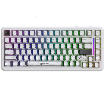 Клавіатура Магнітна ATTACK SHARK X82 PRO HE Сomic Бездротова Ігрова RGB. 2.4G/Bluetooth/Кабель. Батарея 5000mAh. Кабель Авіатор. 8000 Герц/c. Магнітні Світчі