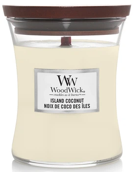 Ароматическая свеча в стекле Woodwick Medium Island Coconut 275 г (92115E)