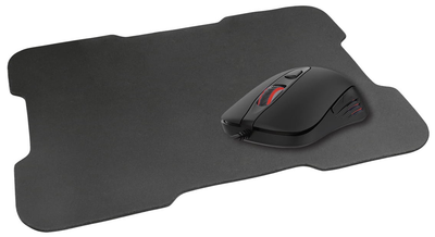 Мышь VARR MPX6 USB с игровой поверхностью Black (VSETMPX6)